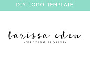 Elegant Signature Logo DIY Template