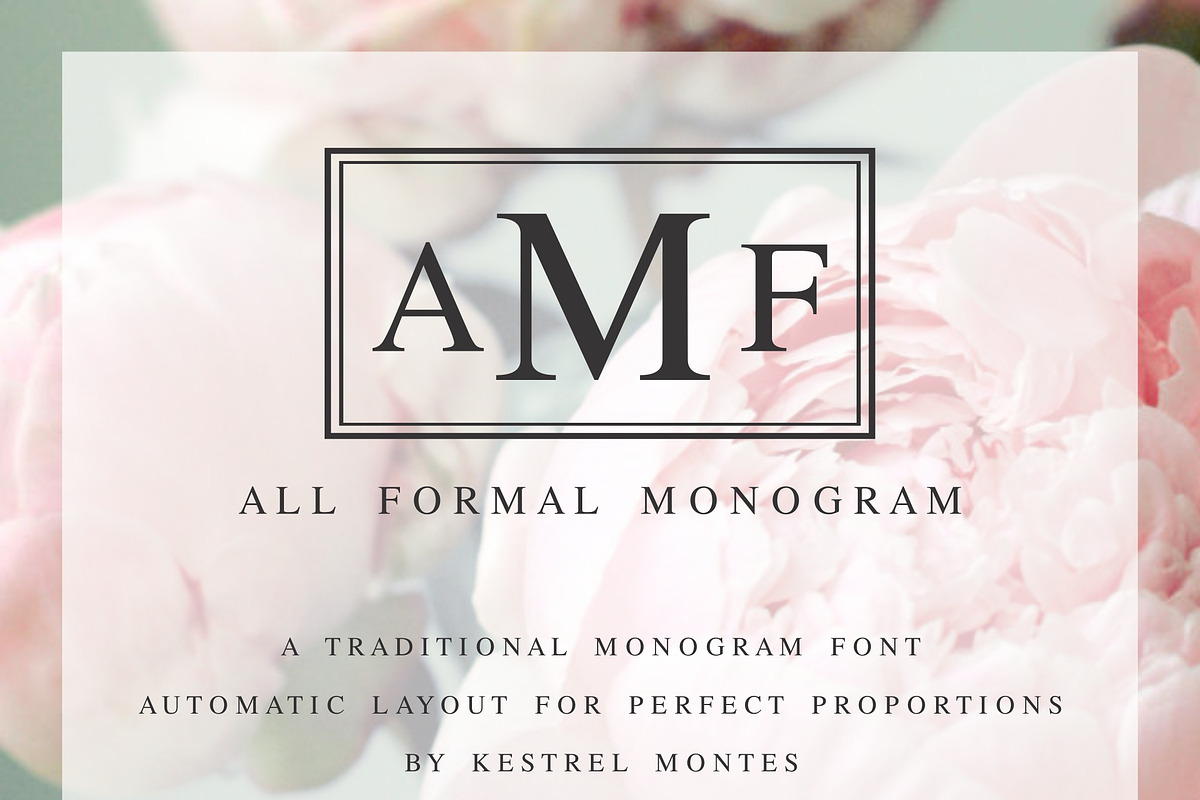 All Formal Monogram Plus Borders in Serif Fonts - product preview 8