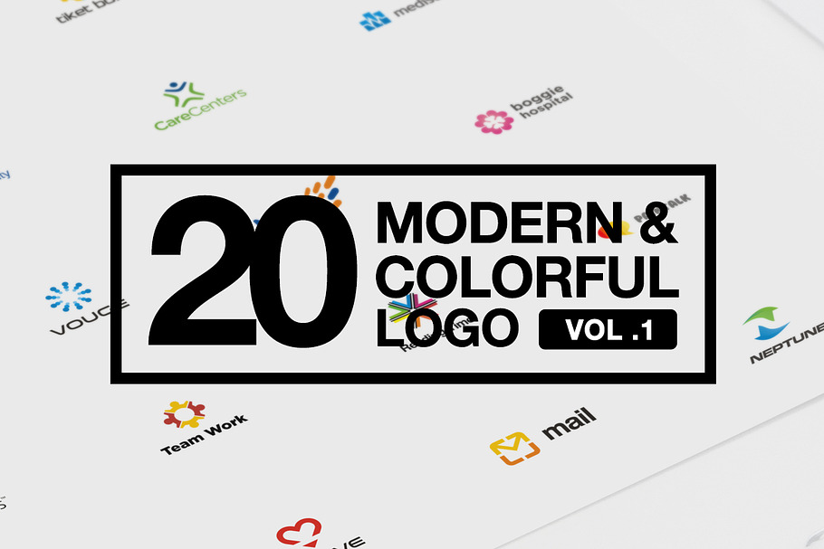 20 Modern & Colorful Logo Vol 1 in Logo Templates - product preview 8