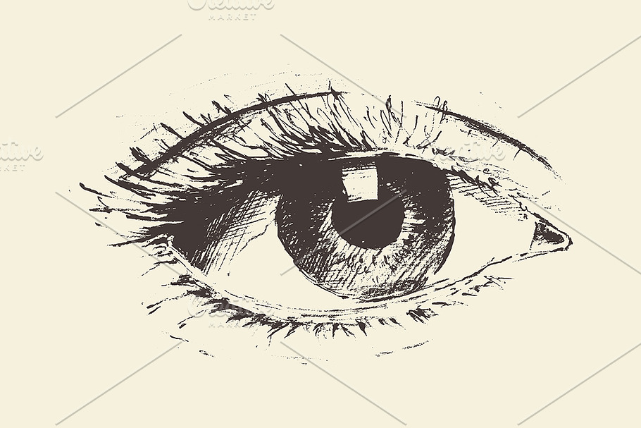 Illustration of an eye in Illustrations - product preview 8