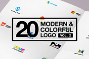 20 Modern & Colorful Logo Vol 2
