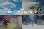 SALE! 110 Brush Bundle for Photoshop
