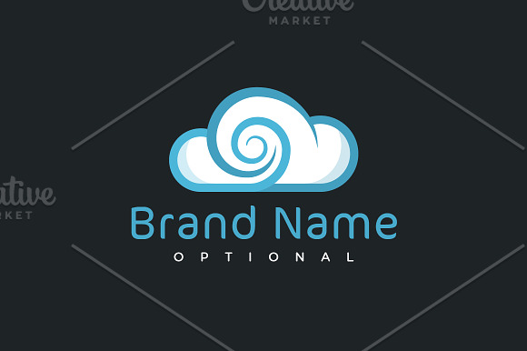 Cloud Vortex Logo in Logo Templates - product preview 1