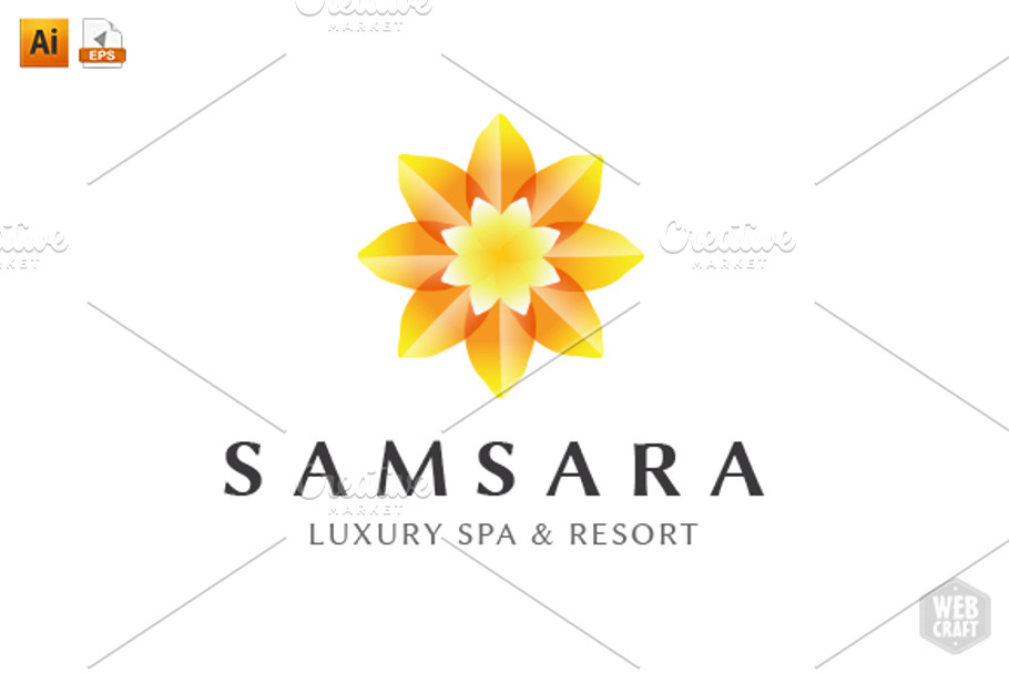 Samsara Beauty/Spa Logo Template in Logo Templates - product preview 8