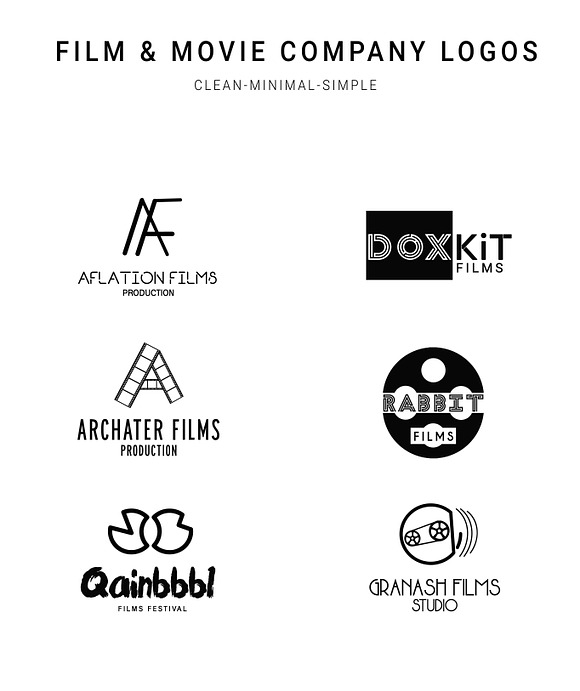 Camera,Movie & Film Production Logos in Logo Templates - product preview 3