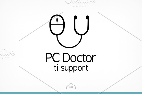 PC Doctor Logo Template in Logo Templates - product preview 3