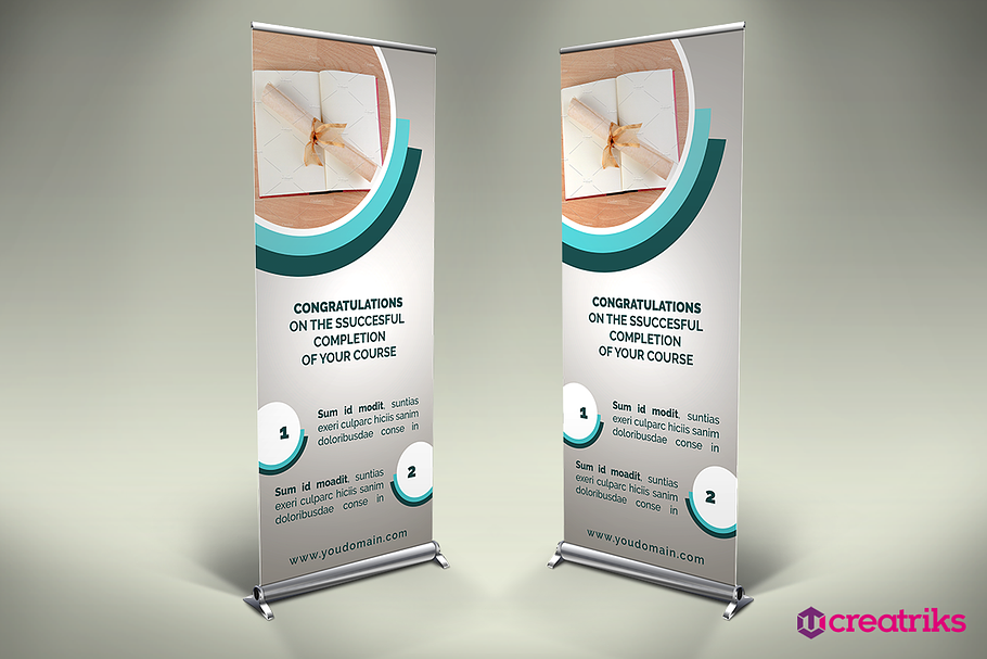  Congratulations Roll Up Banner in Presentation Templates - product preview 8