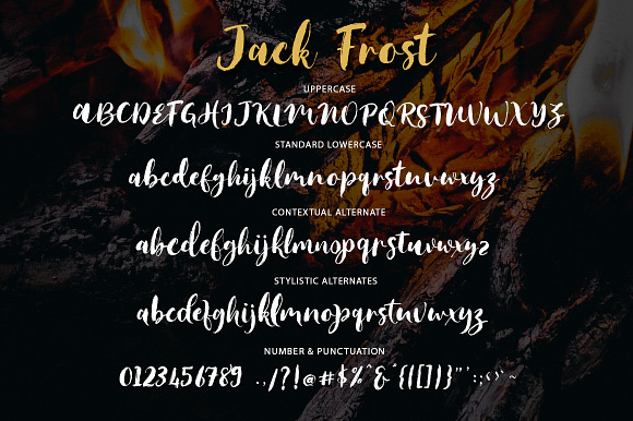 Jack Frost Brush in Script Fonts - product preview 5