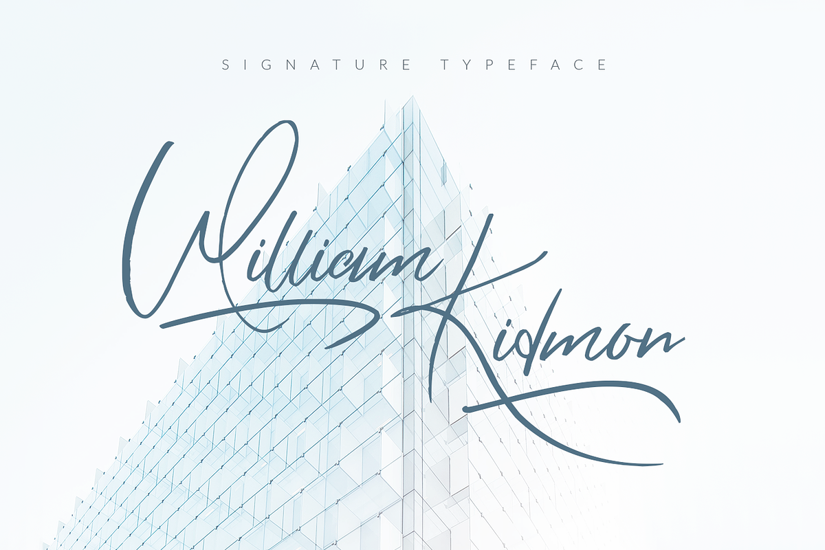 William Kidmon in Script Fonts - product preview 8