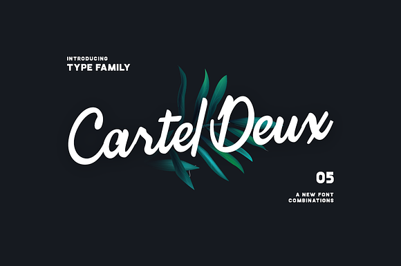 Cartel Deux • 5 Styles • 75% Off in Script Fonts - product preview 24