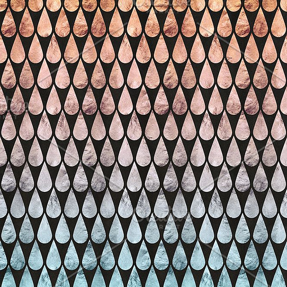 36 Aquatic Rose Gold & Textures in Patterns - product preview 5