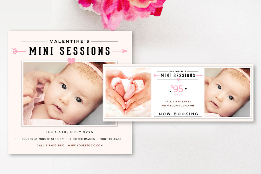 Mini Session Template Bundle in Flyer Templates - product preview 8