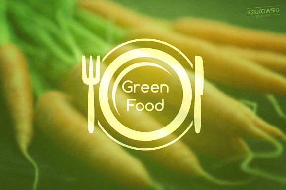 Vegan Food Badges Logos in Logo Templates - product preview 1