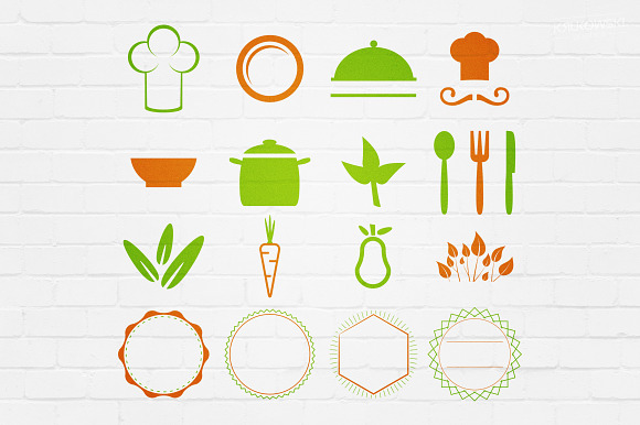 Vegan Food Badges Logos in Logo Templates - product preview 4
