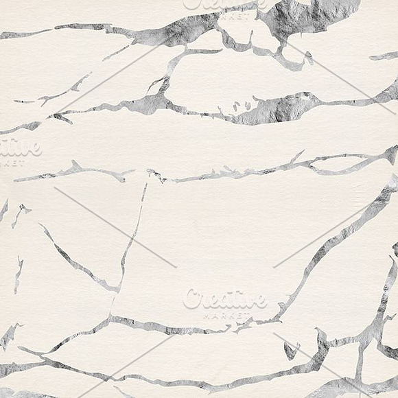 Frosty Silver Foil & Watercolors in Patterns - product preview 4
