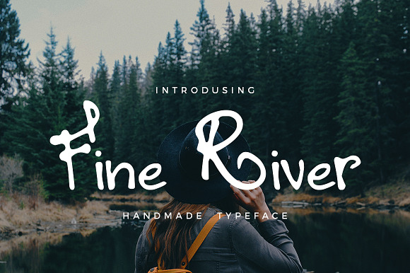Fine River Hand Drawn Typeface in Script Fonts - product preview 3