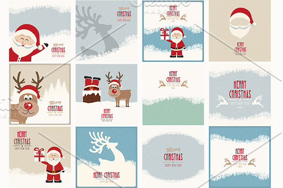 24 Vintage Christmas Pack in Illustrations - product preview 1