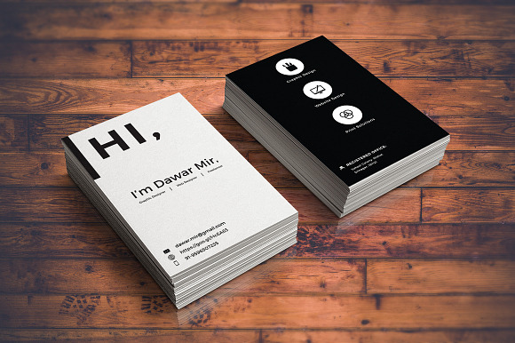 12 Premium Business Cards in Business Card Templates - product preview 3
