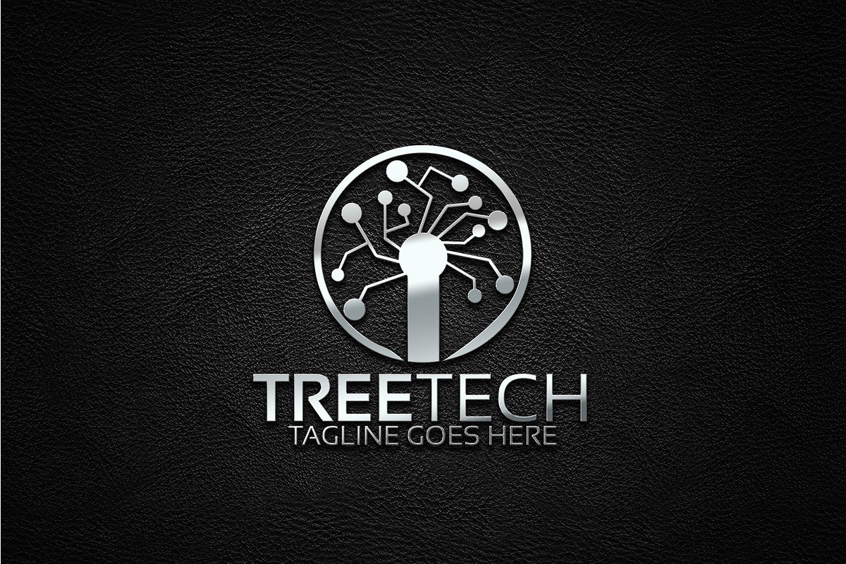 Tree Tech Logo  in Logo Templates - product preview 8