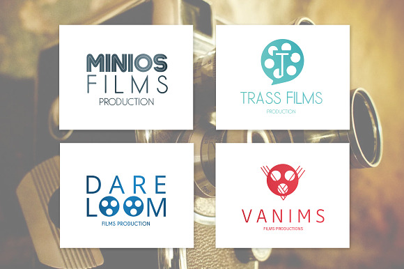 Camera,Movie & Film Production Logos in Logo Templates - product preview 6