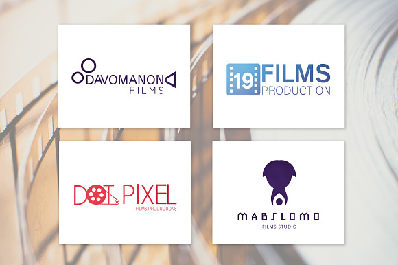 Camera,Movie & Film Production Logos in Logo Templates - product preview 8