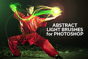 Abstract Light Brushes for Photoshop