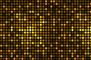 Golden Dots Disco Background