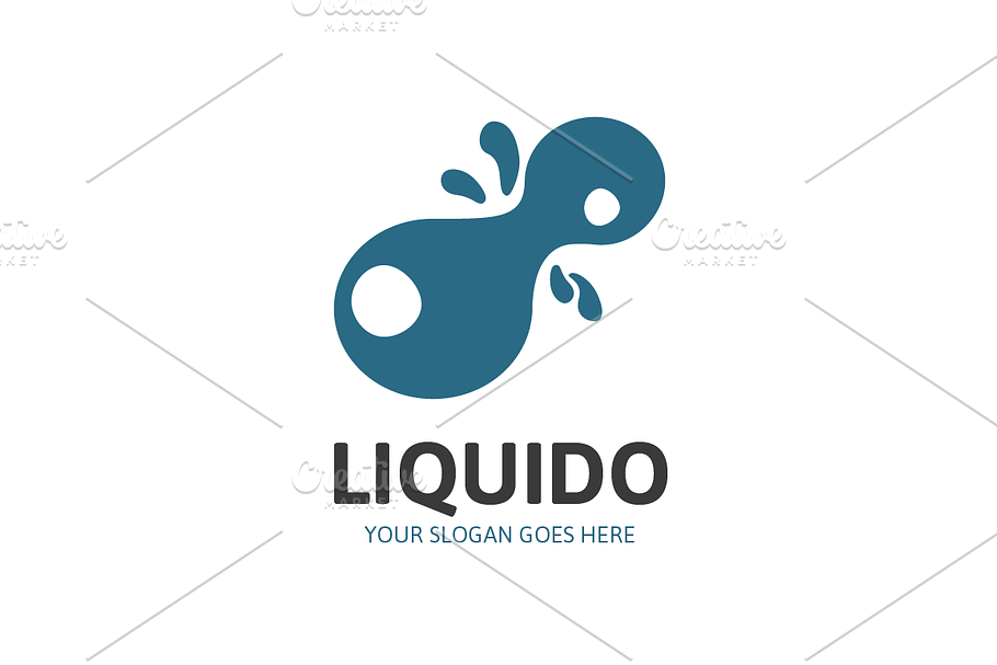Liquid Liquido Logo in Logo Templates - product preview 8