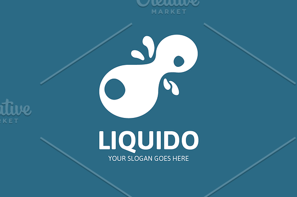 Liquid Liquido Logo in Logo Templates - product preview 2