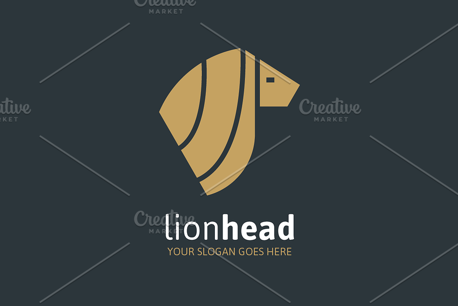 Lion Head Logo in Logo Templates - product preview 8