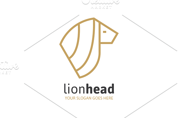 Lion Head Logo in Logo Templates - product preview 1