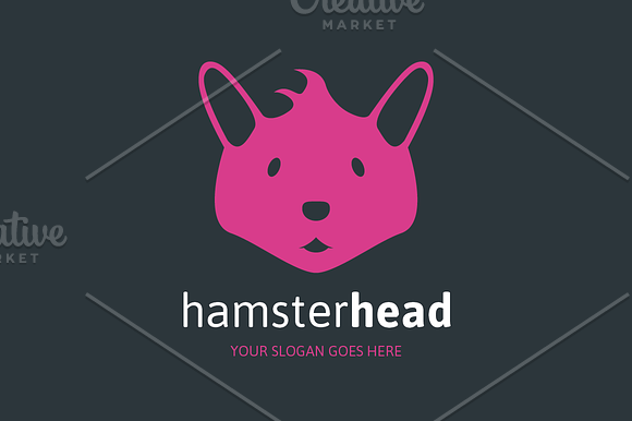 Hamster Head Logo in Logo Templates - product preview 1
