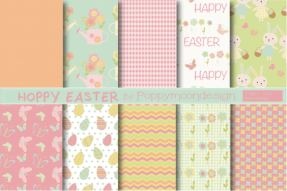 Hoppy Easter Bumper pack in Illustrations - product preview 6