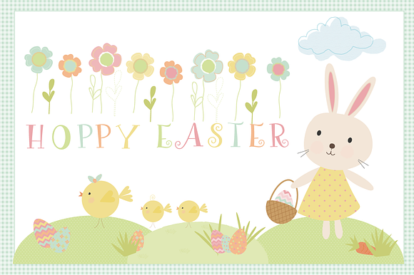 Hoppy Easter Bumper pack in Illustrations - product preview 7