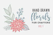 Hand Drawn Florals for Crafters