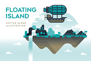 Floating Island Illustration