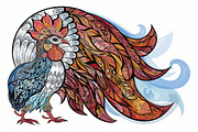 Vector Rooster Illustration
