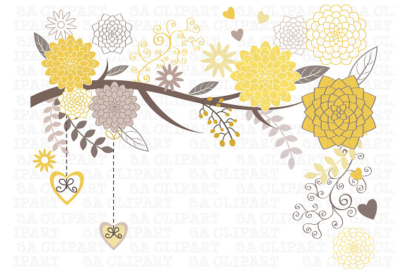 Wedding Mason jar Clipart in Illustrations - product preview 2