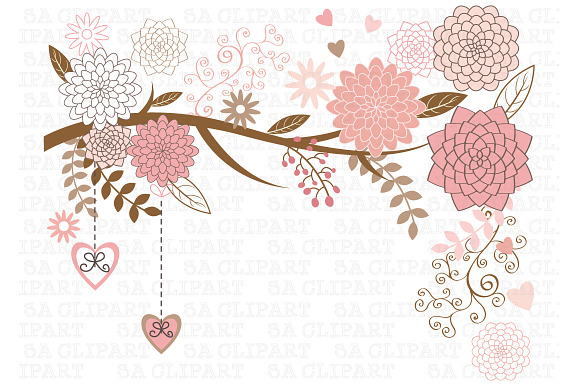 Wedding Mason jar Clipart in Illustrations - product preview 2