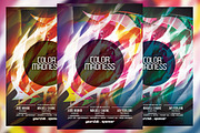 Color Madness Party Flyer