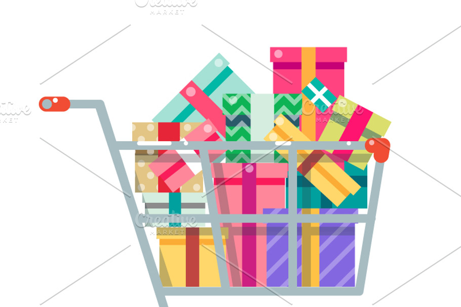 Shopping cart in Graphics - product preview 8