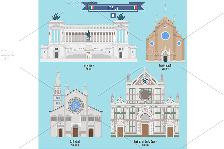 Famous Places in Italy in Objects - product preview 8