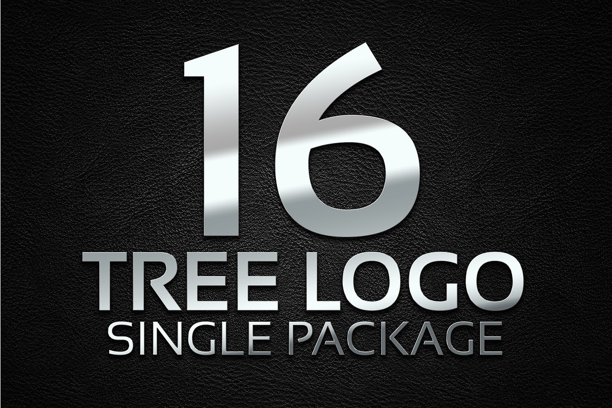 16 Tree Logo / ALL SINGLE PACKAGE in Logo Templates - product preview 8