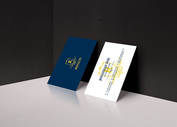Simple Royal Business Card 56 in Business Card Templates - product preview 2
