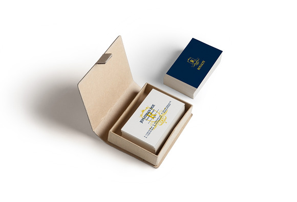 Simple Royal Business Card 56 in Business Card Templates - product preview 5