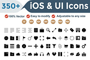 350 iOS & Web User Interface Icons