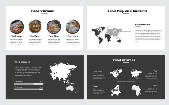Food Vintage Keynote Template in Keynote Templates - product preview 10
