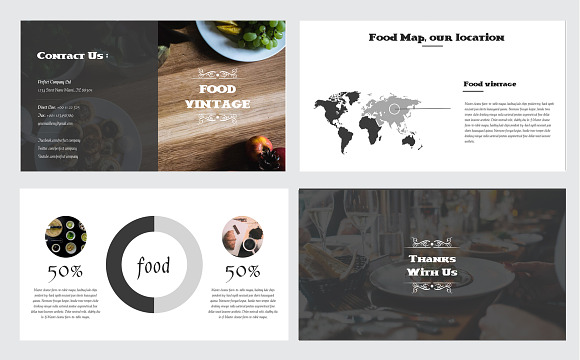 Food Vintage Keynote Template in Keynote Templates - product preview 11