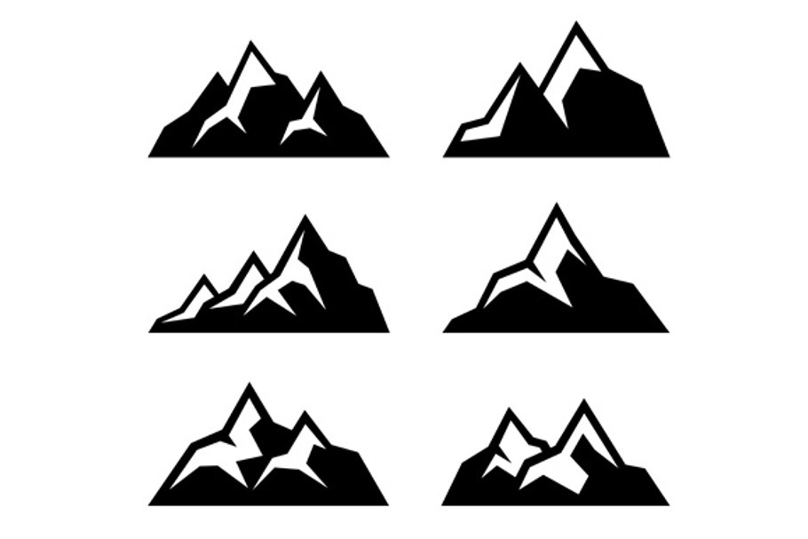 Mountain Icons Set
