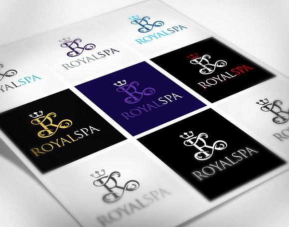 RoyalSpa-TemplateLogo in Logo Templates - product preview 2
